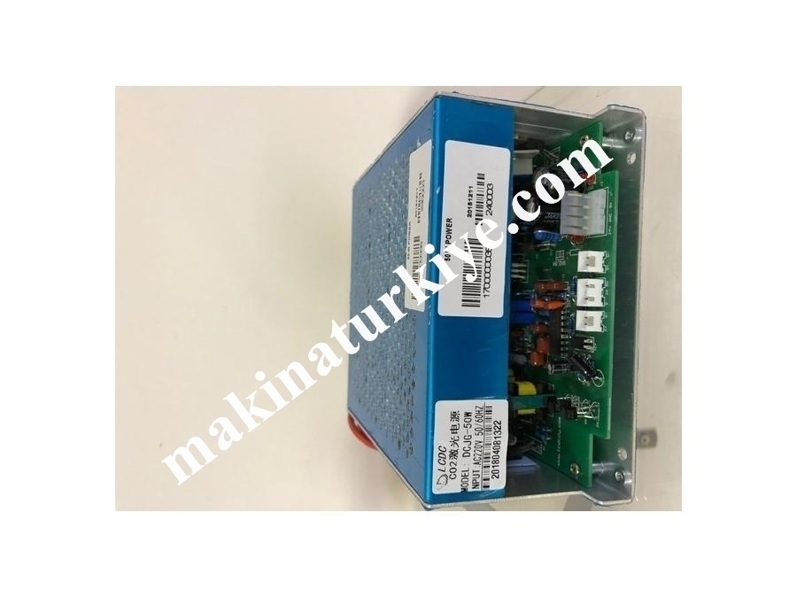 50 W Lazer Güç Kaynağı ve Lazer Cam Tüp