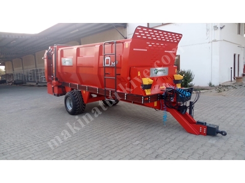Solid Fertilizer Distribution Trailer 10 Tons with Double Vertical Distributor