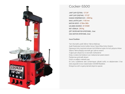 Otomatik Lastik Sökme Takma Makinası S500(2) - 0