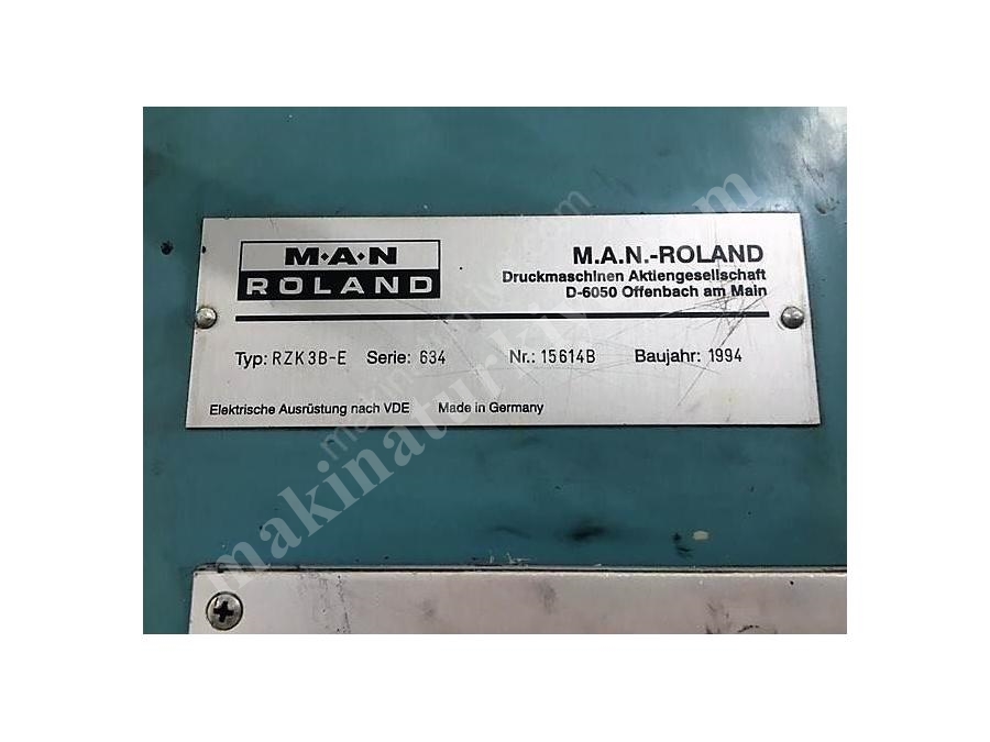 2 Renkli Ofset Baskı Makinası 72X102 Cm.