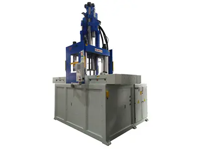 200 Ton Çift İstasyon Kayar Tabla Dikey Enjeksiyon Makinası