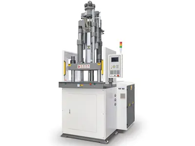 Machine d'injection verticale à table fixe de 35 tonnes