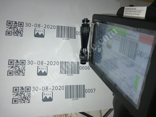 Машина для нанесения даты на картриджи струйных принтеров