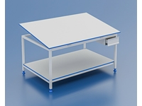 Table de modéliste avec tiroirs ajustables 180x120 cm - 0