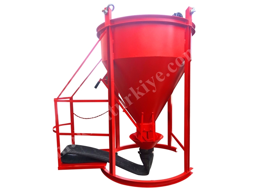 1000 Litrelik Beton Kovası (Hortumlu Tip)
