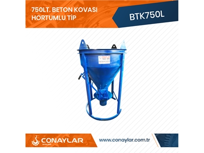 750 Litrelik Beton Kovası (Hortumlu Tip) - 2
