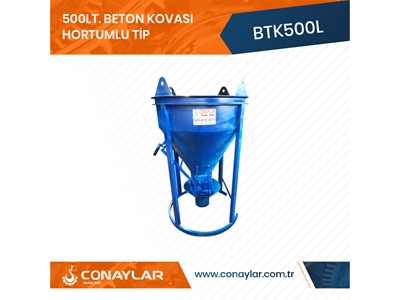500 Litrelik Beton Kovası (Hortumlu Tip) - 1