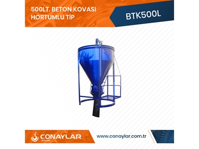 500 Litrelik Beton Kovası (Hortumlu Tip) - 2
