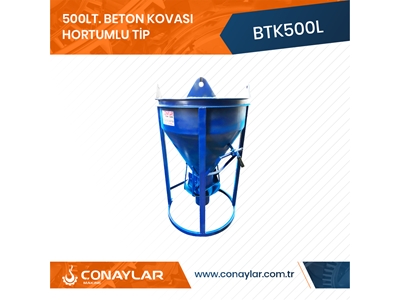 500 Litrelik Beton Kovası (Hortumlu Tip) - 0