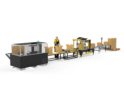 Automatic Box Top Cover Closing and Taping Machine - 6