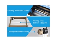 Co2 Laser Leather and Fabric Cutting Precision Engraving and Cutting Machine 50W / 30X50 - 5