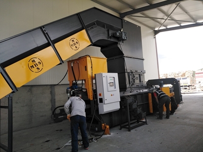 MBS-70Lik 110x85 Tam Otomatik Atık Kağıt Balyalama Pres Makinası - 7