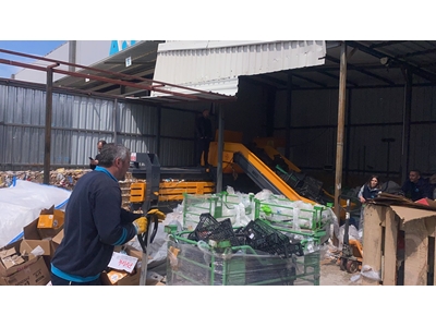 MBS-20'lik 110X85 Manuel Atık Kağıt Balyalama Pres Makinası - 4