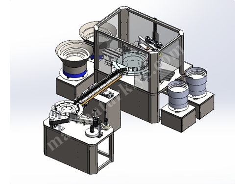 100-250 ml Otomatik Sıvı İlaç Dolum Makinası 