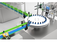 Automatische volumetrische Flüssigkeitsabfüllmaschine für 250-500 ml - 1