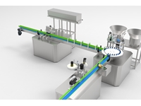 Automatische volumetrische Flüssigkeitsabfüllmaschine für 250-500 ml - 0