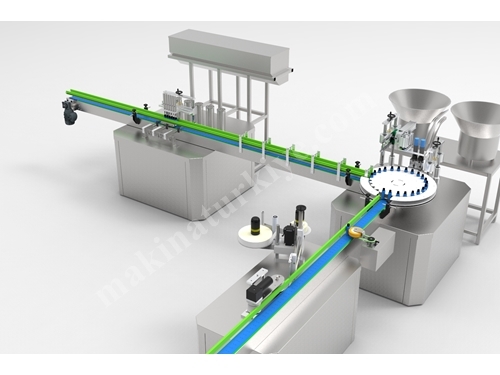 Automatische volumetrische Flüssigkeitsabfüllmaschine für 250-500 ml