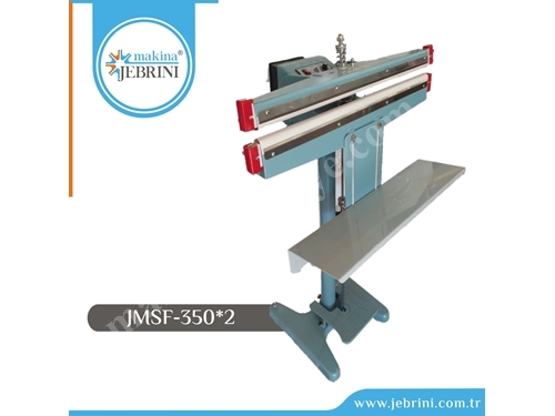 JMSF-350*2 Çift Çeneli Pedallı Poşet Yapıştırma Makinesi 