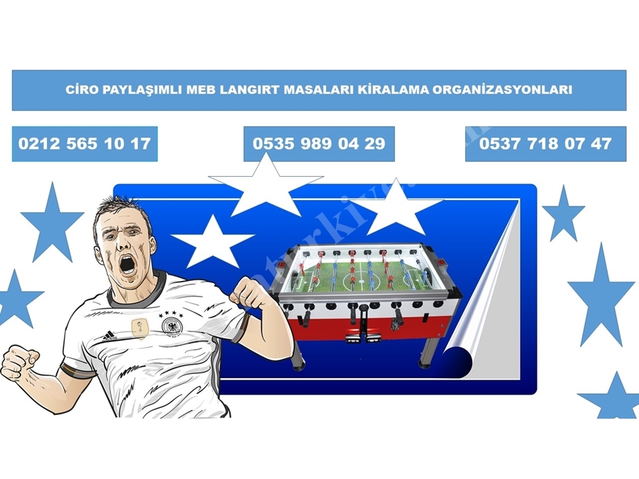 Ücretsiz Paralı Langırt Masası Kiralama