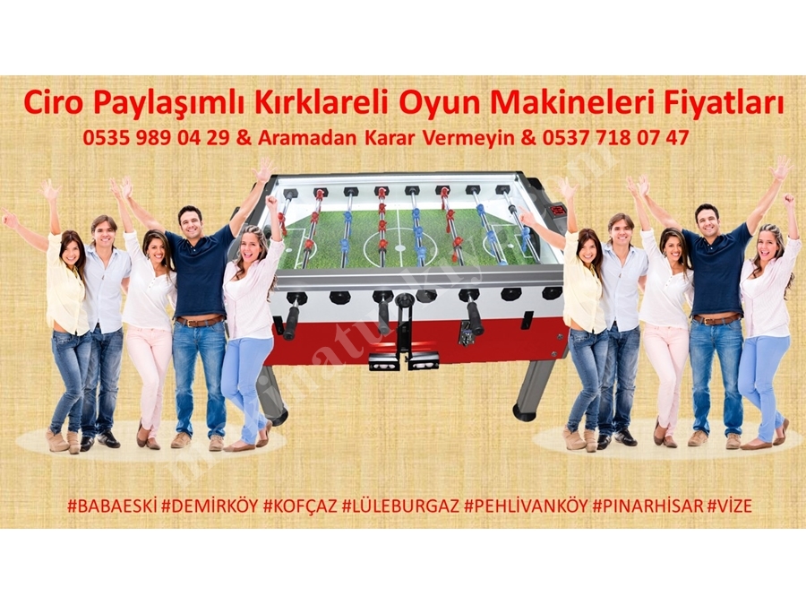 Ücretsiz Paralı Langırt Masası Kiralama