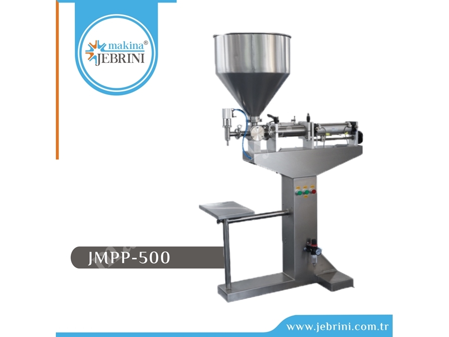Masa Üstü Pistonlu Yoğun Sıvı Dolum Makinesi - Yarı Otomatik  Jmpp-500 