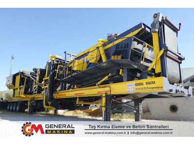 170-250 Ton/Saat Mobil Taş Kırma Eleme Tesisi - 0