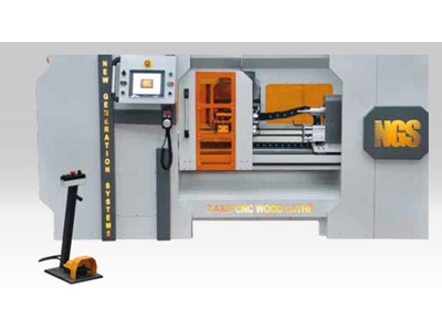 2 Eksenli Cnc Ahşap Torna Makinası - 1