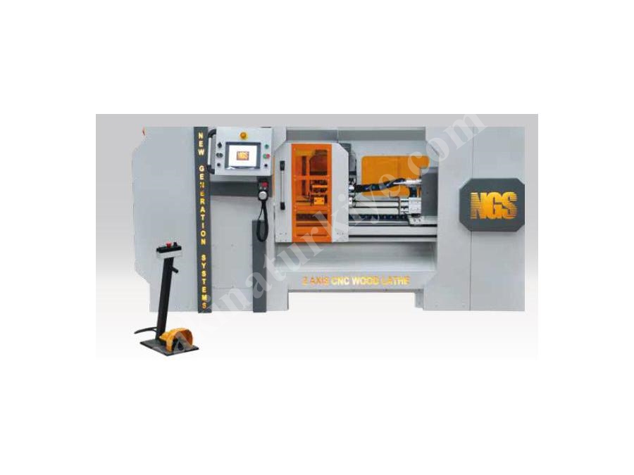 2 Eksenli Cnc Ahşap Torna Makinası