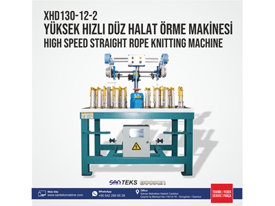 XHD130-12-2 Yüksek Hızlı Düz Halat Örme Makinesi - 0