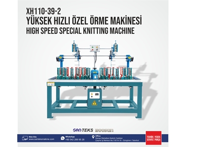 XH110-39-2 Yüksek Hızlı Özel Örme Makinesi - 0