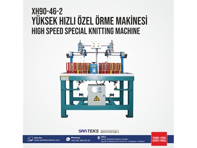XH90-46-2 Yüksek Hızlı Özel Örme Makinesi - 0