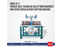 XH90-32-2 Yüksek Hızlı Yuvarlak Halat Örgü Makinesi 