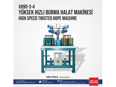 XH90-3-4 Hediye Çantası İp, İpli Yatak Takımı, Dantel İpi Örme Makinesi - 0