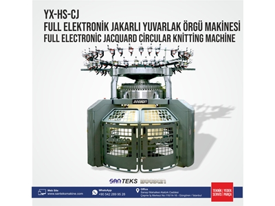 Full Elektronik Jakarlı Yuvarlak Örgü Makinesi - 0