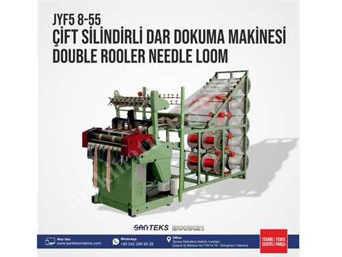 JYF5 8-55 Çift Silindirli Dar Dokuma Makinası
