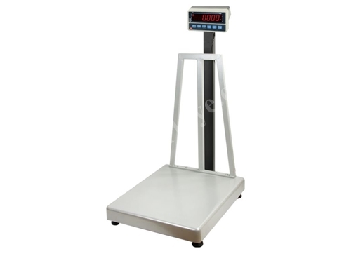 Akülü Baskül 70X80 Cm 500 Kg Led