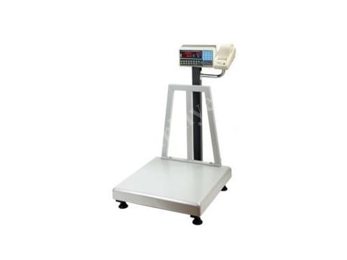 Barkod Yazıcılı Baskül Yeni Model 60X60 Cm 300 Kg