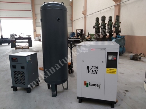 20 Hp 11 Kw Set Vidalı Kompresör