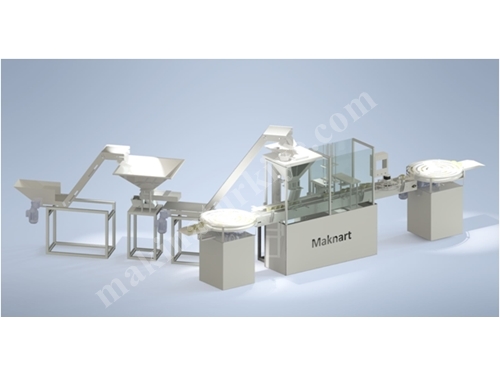 Bottle and Cap Packaging Line 50-1000gr Powder and Granule Product