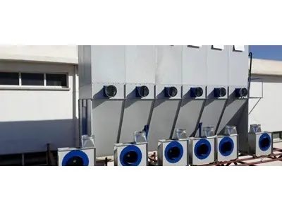 75000 m3/h Helezon Aktarmalı Toz Toplama Ünitesi