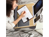 HOD 01 Tragbarer Laptop-Ständer mit Tablet-Fach Gepolsterter Notebook-Schreibtisch - 6