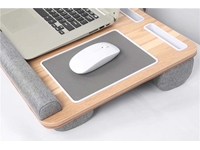HOD 01 Portable Laptop Stand with Tablet Compartment Cushioned Notebook Desk - 12