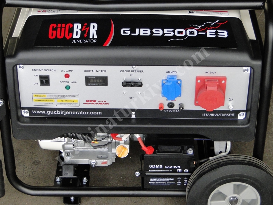 8 Kva  Benzinli Jeneratör	Gjb 9500