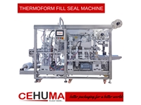 Высококачественная упаковочная машина для наполнения и запайки термоформированием для меда, варенья, джемов - 2