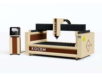 200x300 Cm (SERVO) Cnc Router Mermer Taş Kesme Kazıma Makinesi  - 2