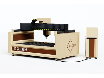 200x300 Cm (SERVO) Cnc Router Mermer Taş Kesme Kazıma Makinesi  - 3