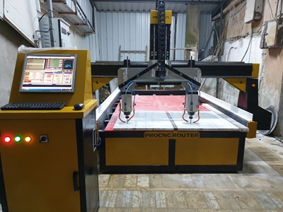 CNC Router Çift Kafa Marble Cnc  - 6