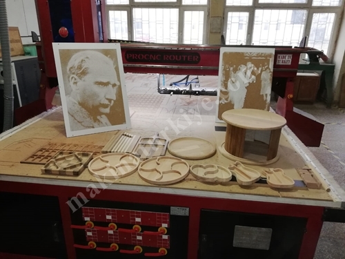 CNC Router 210X370 Otomatik Takım Boyu Sıfırlama Vakumlu!