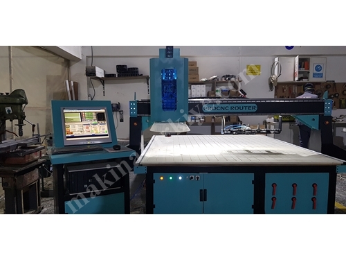 CNC Router 210X280 - 6 'lı Otomatik Takım Sıfırlama Vakumlu Full