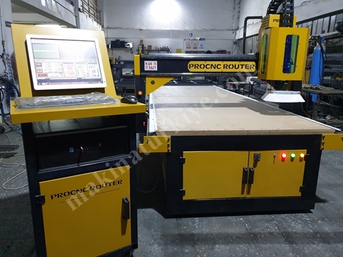CNC Router 125X370 Masif Panel Ebatlarında 